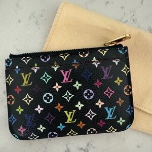 SOLD!! Louis Vuitton multicolor wallet /key pouch